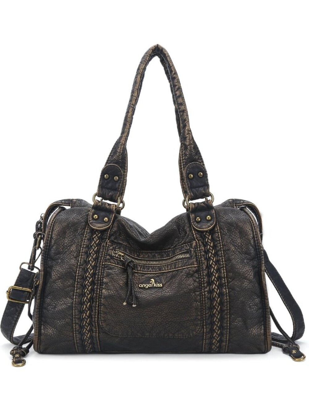 Vegan Leather Hobo Bag for Women - Large Satchel Tote Handbag & Shoulder Purse
